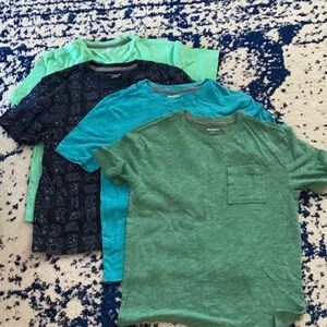 Old Navy Kids Tees in Green and Blue Tones